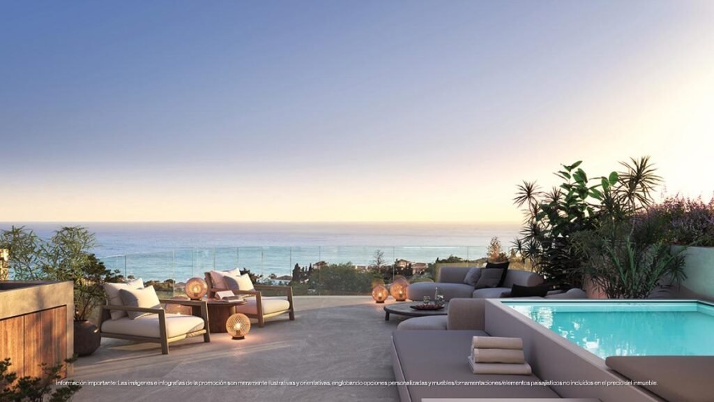 Luxury New Build Townhouses for Sale in Las Lomas del Higueron with Sea Views and Private Pools